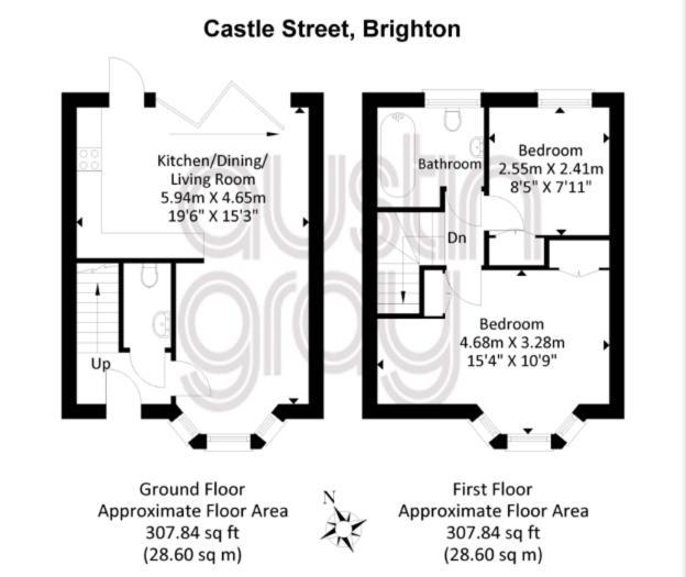 Castle Street - Central Brighton Townhouse, Up To 8 Guests Villa Exteriör bild